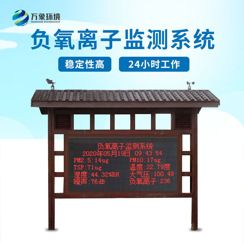 負氧離子在線監測系統 負氧離子在線監測系統